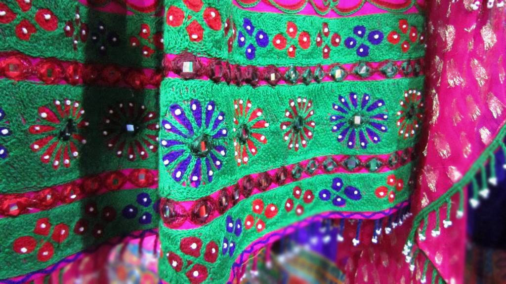 embroidered afghan nomad costumes