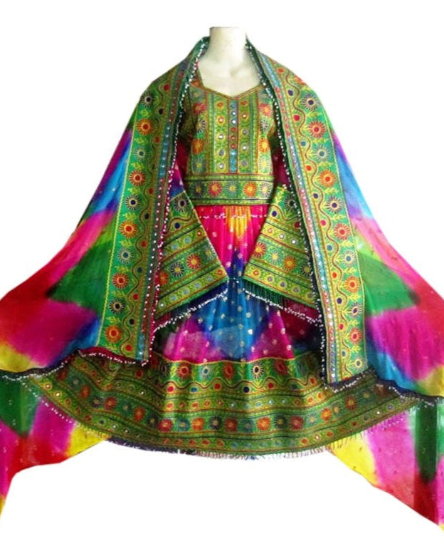 Afghani Brides Embroidered Dress