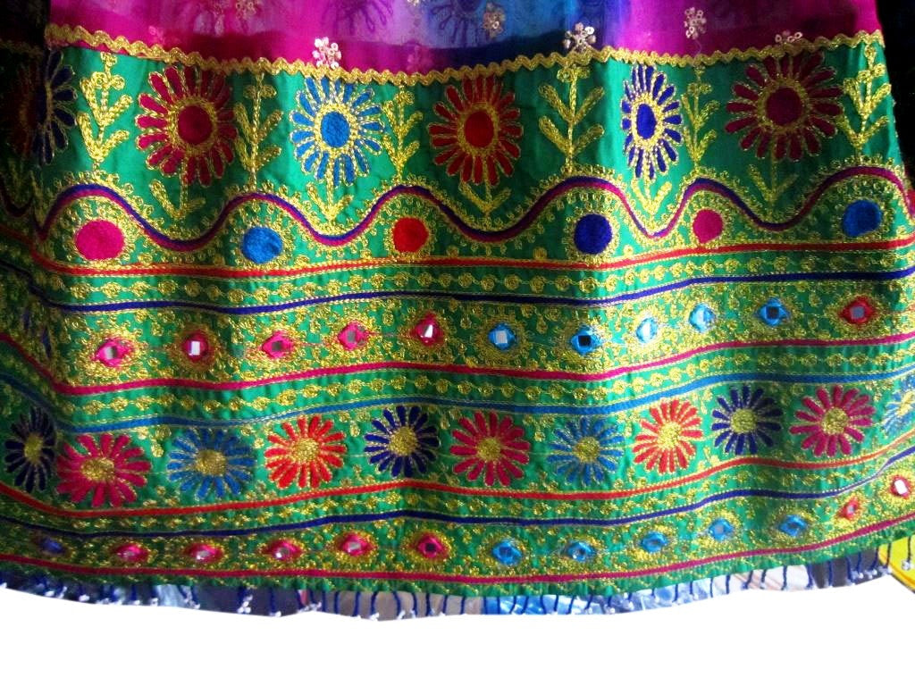embroidered kuchi nikah frocks