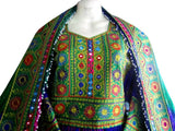 Afghan Women's Long Gown Dress