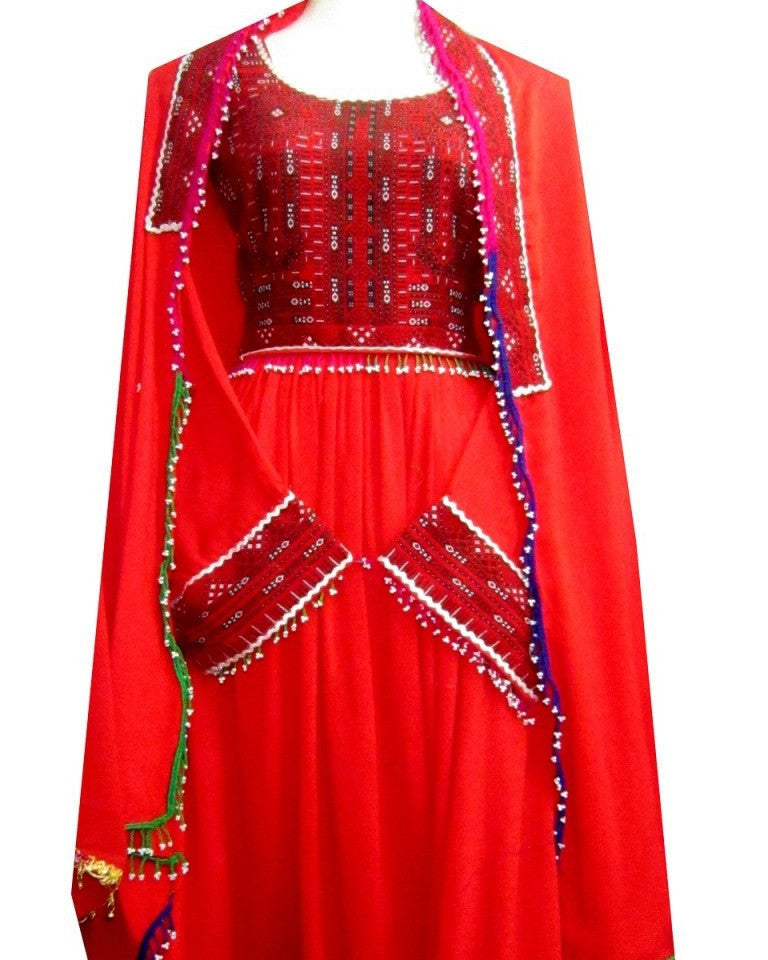 Kuchi Bridal Embroidered Dress