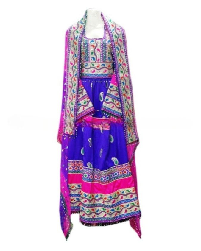 afghan fashion ankle length gown