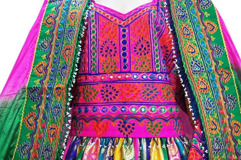mirrors work afghanistan ladies suit