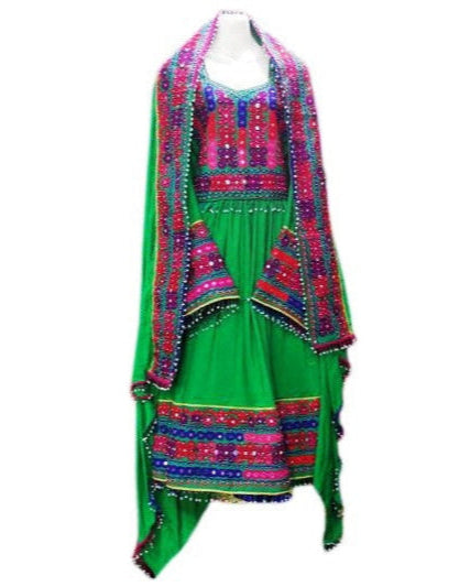 Afghan Kuchi Embroidered Bridal Frock
