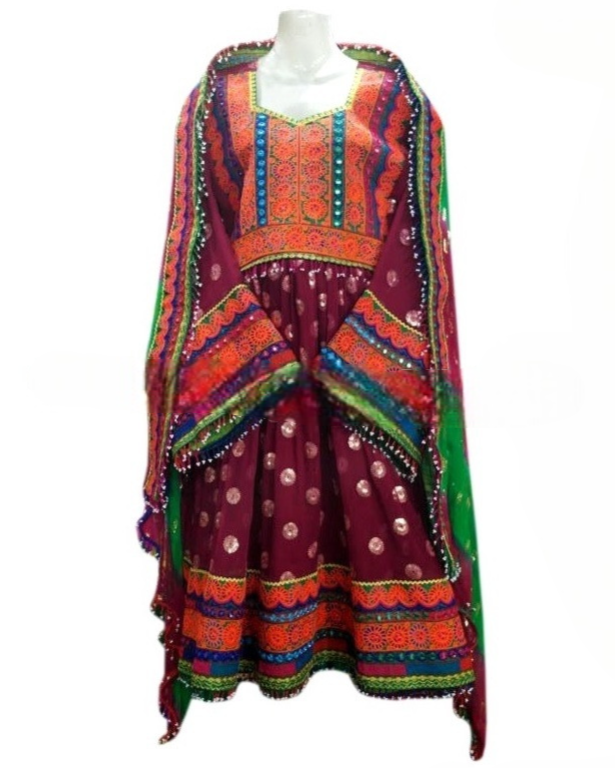 Afghan Bridal Handmade Dress