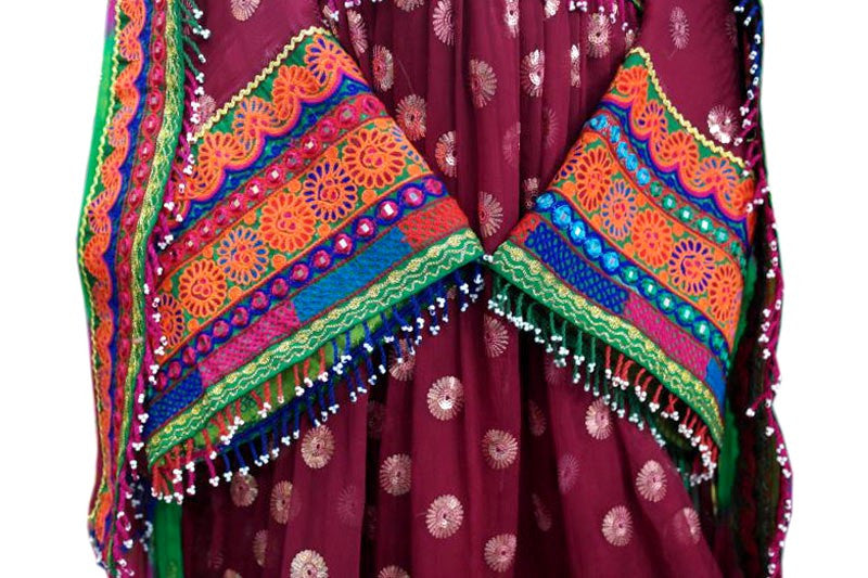 afghanistan women long gown