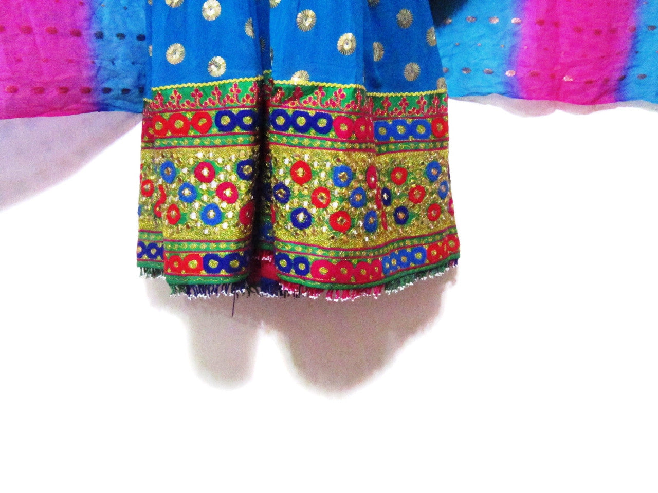 mirrors embroidered afghan costume
