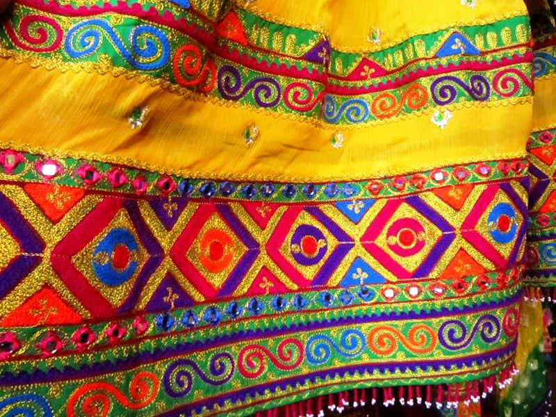 afghan home embroidered costume
