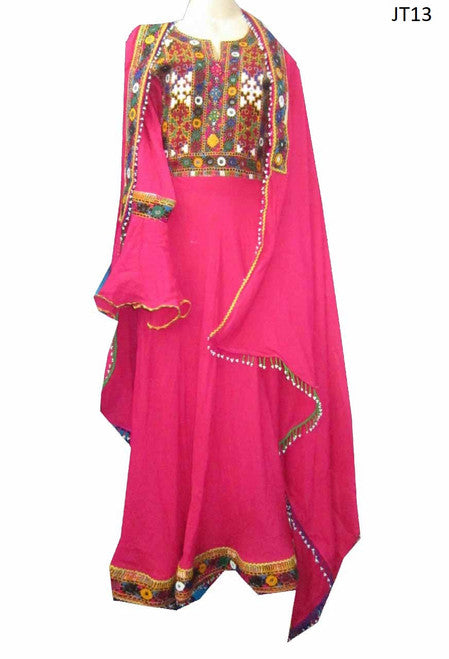 Kuchi Dress, Masqati Gagra, in Dark Orange Color