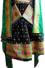 Afghan Bridal Hand Embroidered Dress