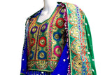 Mirrors Embroidered Afghan Bridal Dress