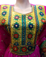 Afghan Hand Embroidered Bridal Dress