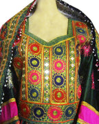 mirrors work afghani costume