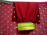 Afghan Hand Embroidered Bridal Dress