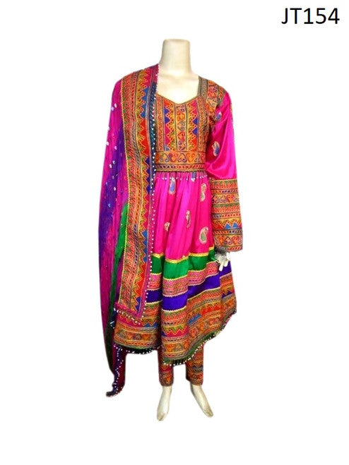 Hand Embroidered Afghan Bridal Dress