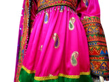 Hand Embroidered Afghan Bridal Dress