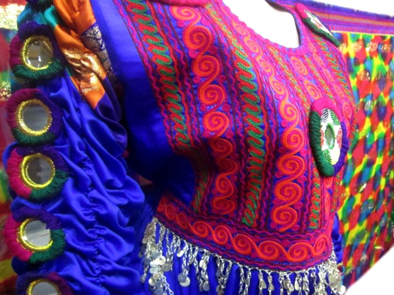 afghan fashion long gown