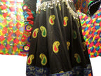 afghan dress with almond shape embroidery