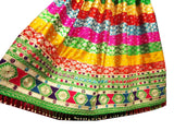 Rainbow Style Afghan Woman's Dress