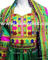 Afghan Bridal Hand Embroidered Dress