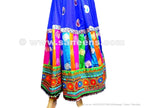 afghan wedding dress in blue color