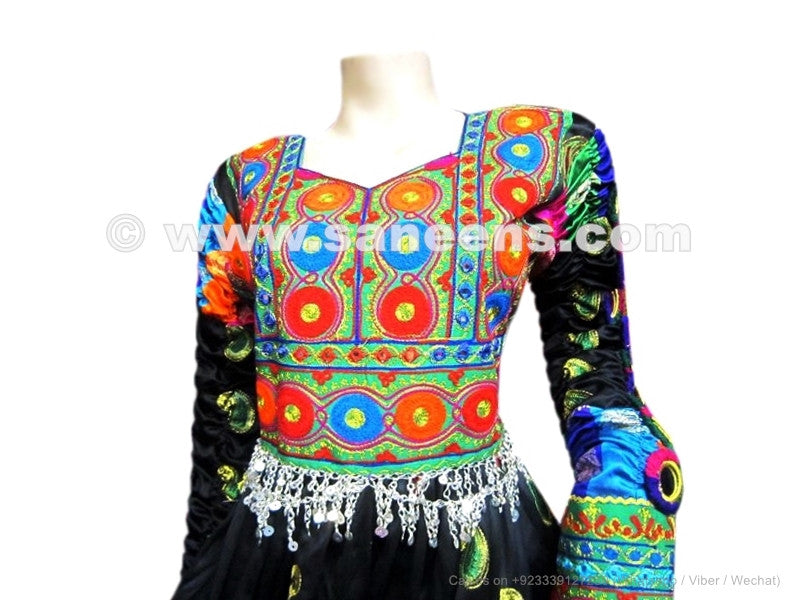 afghan muslim nikah frock with metal waist belt