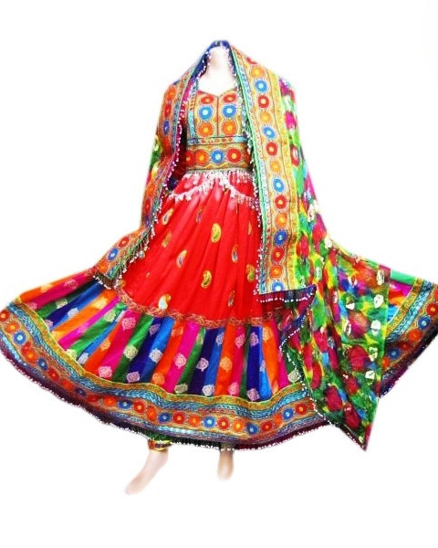 Afghan Bridal Long Gown Dress