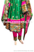 new afghan dress with wider skirt