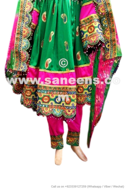 new afghan dress with wider skirt