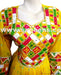 persian wedding dress in yellow color