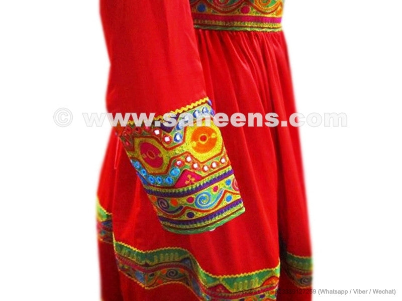 hand embroidered afghan dress
