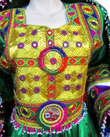 Afghan Bridal Hand Embroidered Dress