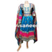 afghan fashion dress in light blue color