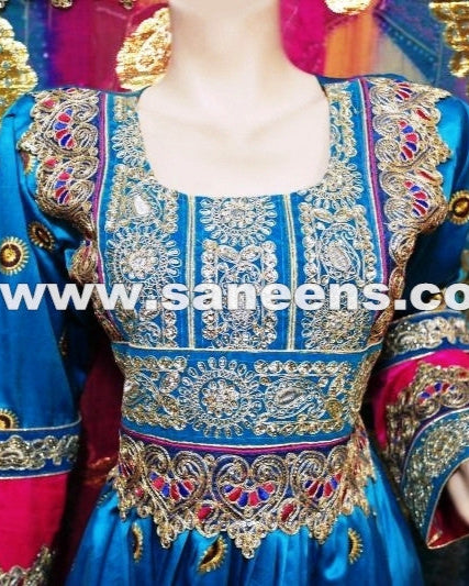 afghan traditional embroidery lace costumes frocks apparels