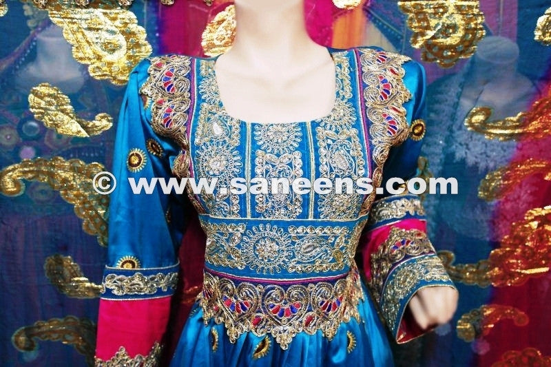 afghan traditional embroidery lace costumes frocks apparels
