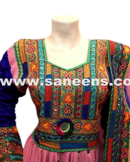 afghan muslim bridal frocks apparels with artwork embroidery