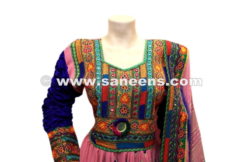 afghan muslim bridal frocks apparels with artwork embroidery