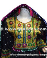 Pashtun Bridal Hand Embroidered Dress