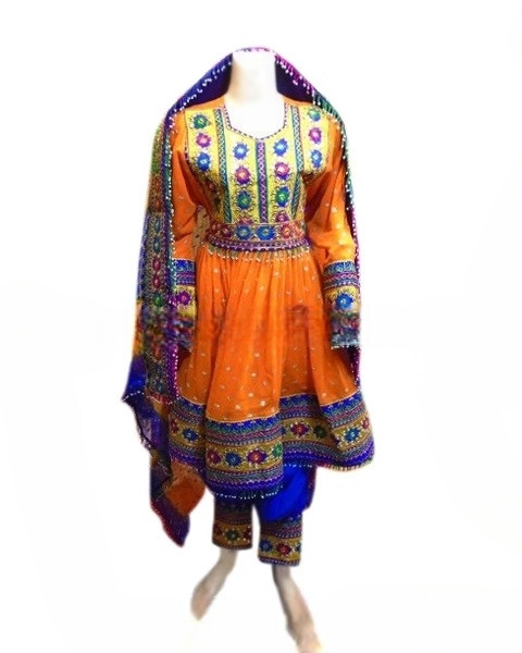 Persian Bridal hand Embroidered Dress