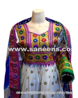 Afghan Bridal Elegant Embroidered Dress