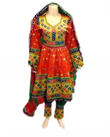 Afghan Bridal Hand Embroidered Dress
