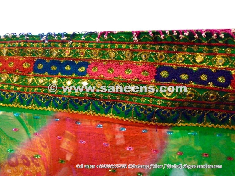 afghan ladies embroidered veils shawls