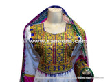 Afghan Bridal Dress With Hand Embroidery Work
