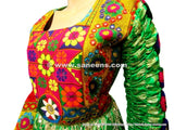 Elegant Afghan Bridal Embroidered Dress