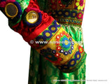 Elegant Afghan Bridal Embroidered Dress