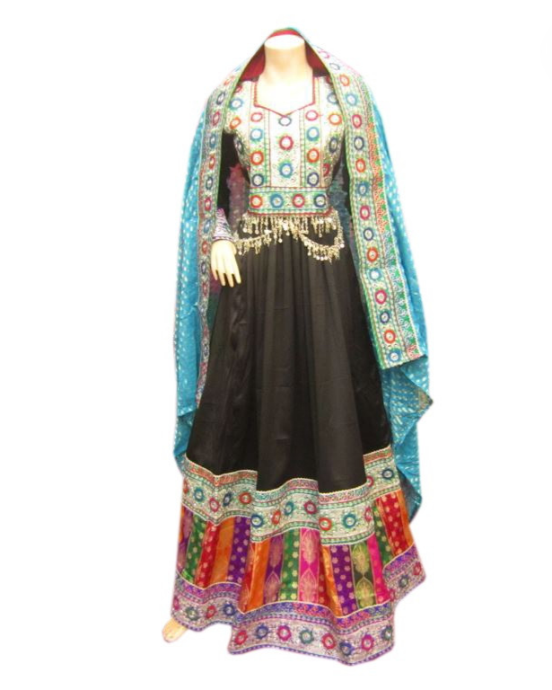Afghan Bridal Long Gown Dress