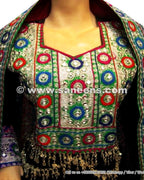 traditional afghan muslim clothes frocks with mirrors work