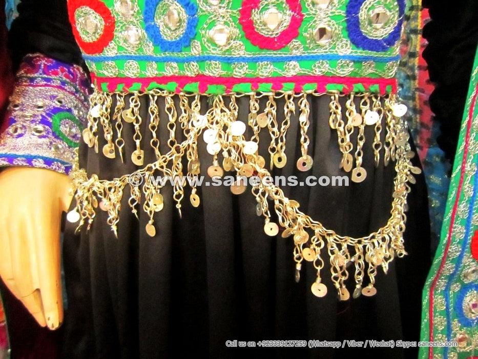 muslim bridal fashion long dresses frocks with chains