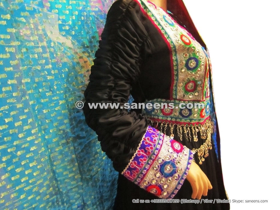 new design pashtun wedding event long dresses costumes