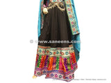 Afghan Bridal Long Gown Dress